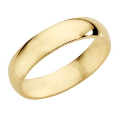 18ct Yellow Gold Super Heavy Weight 5mm Wedding Ring