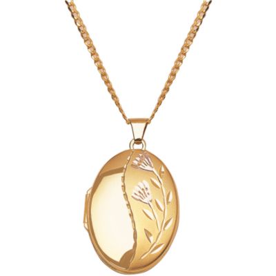 9ct gold Oval Locket