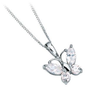 White Gold Cubic Zirconia Pendant - Product number 4156528