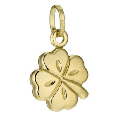 9ct Gold Four Leaf Clover Charm