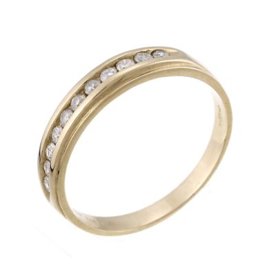 9ct Yellow Gold Quarter Carat Diamond Wedding Ring - Product number 4193334
