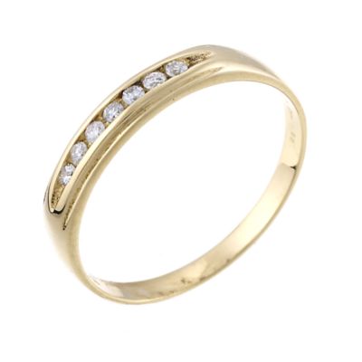 18ct Yellow Gold Diamond Wedding Ring - Product number 4193768