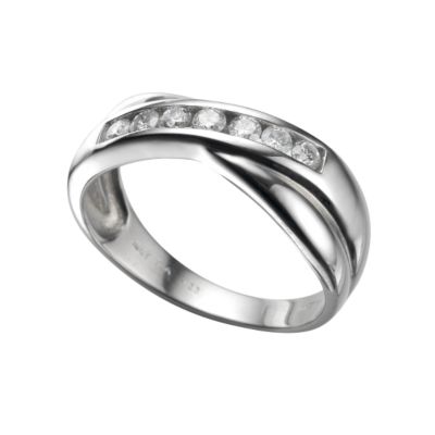 18ct white gold third carat diamond ring - Product number 4214676