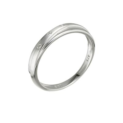 9ct white gold diamond ring - Product number 4218655