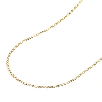 9ct Yellow Gold 18" Curb Chain Necklace