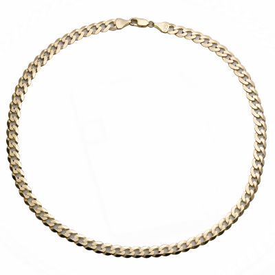 9ct gold 20 Flat Curb Chain