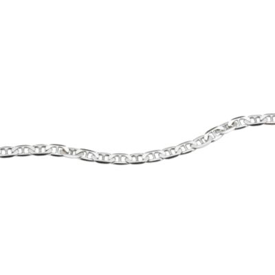 9ct white gold 18'' anchor chain