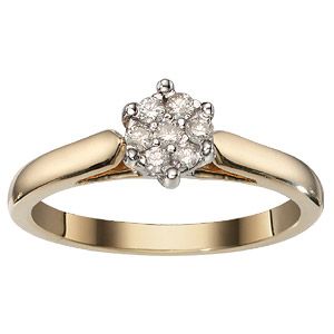 18ct Gold 0.15 Carat Diamond Ring - Product number 4266366