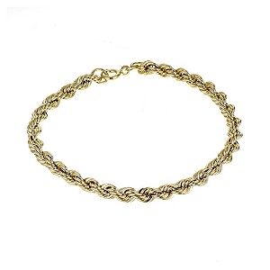 9ct Yellow Gold Rope Bracelet9ct Yellow Gold Rope Bracelet