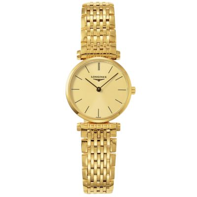 Longines La Grande Classique ladies' gold-plated watch