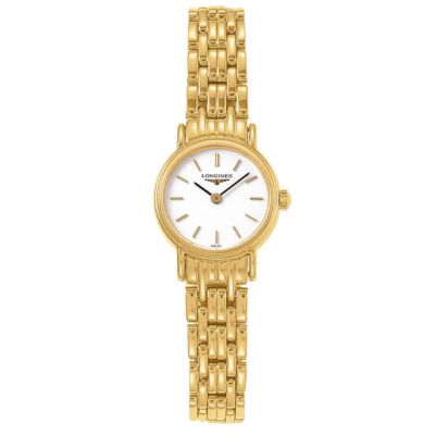 Longines Presence ladies' gold-plated bracelet watch