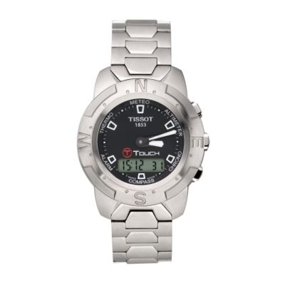 Tissot T-Touch men's stainless steel bracelet watch
