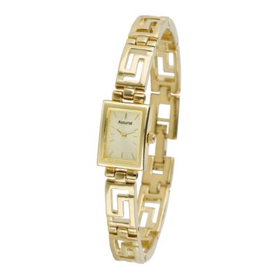 Accurist ladies' gold-plated watch