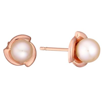 rose gold earrings ernest jones