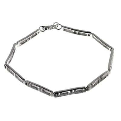 Sterling Silver Greek Key Bracelet - Product number 4300483