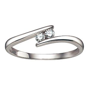 White Gold Diamond Ring - Product number 4308980