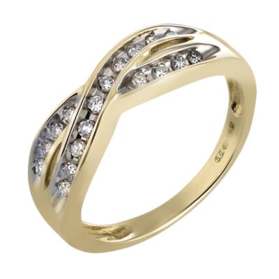 9ct White Gold Diamond Ring - Product number 4311752