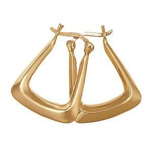 9ct gold Handbag Creole Earrings