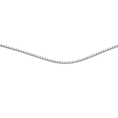 9ct white gold 18"" large box chain - Product number 4340965