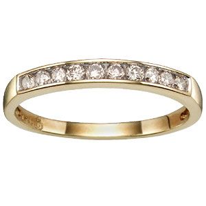 9ct Gold Diamond Ring - Product number 4345371