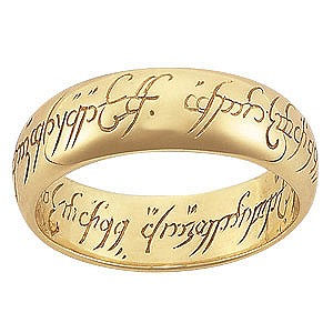Lord of the Rings The One(9ct Gold Ring)