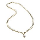 9ct gold cultured freshwater pearl necklace