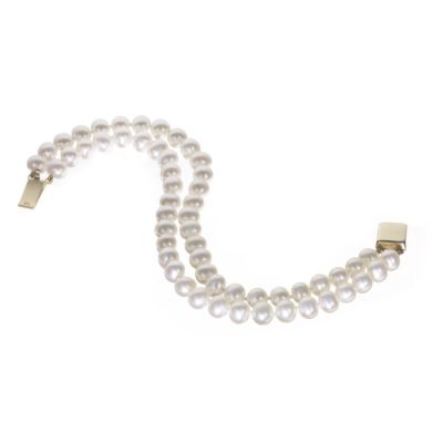 Cultured freshwater pearl 2-strand bracelet - Product number 4378105