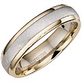 Bride's 9ct Two-colour Gold 5mm Wedding Band