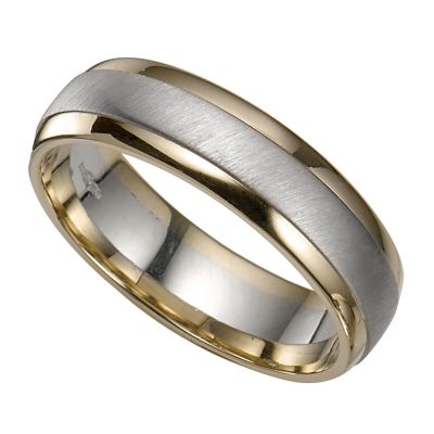 Grooms 9ct Two Colour Gold Ring