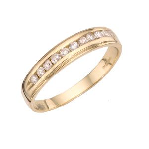 Bride's Gold Diamond Ring - Product number 4402235