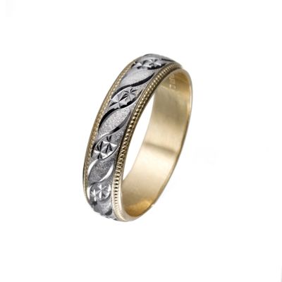 View 9ct Gold Bride & Groom Wedding Ring Set