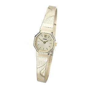 Lorus Ladies`Gold-plated Bracelet Watch