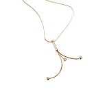 9ct gold tassel chain