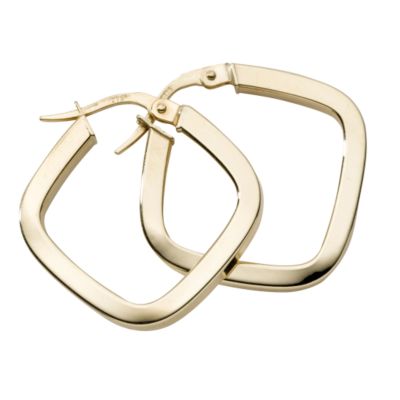 9ct gold hoop earrings - Product number 4467825