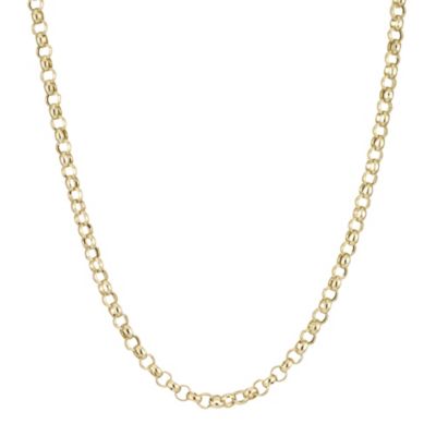 9ct Gold Belcher Necklace 20``