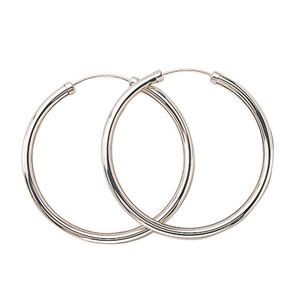 White Gold Hoop Earrings - Product number 4471245