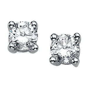 18ct Gold 13 Carat Diamond Stud Earrings