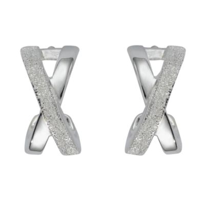 Sterling silver kiss stud earrings - Product number 4512200