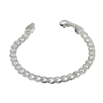 Menand#39;s Square Curb Bracelet