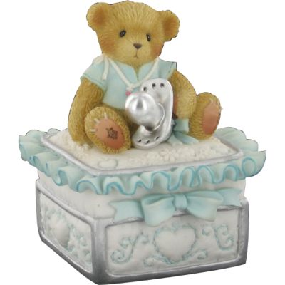 Cherished Teddies Cherised Teddies - `Christening Cover Box