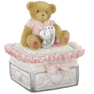 Cherished Teddies - Christening Box Girl