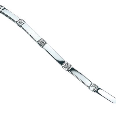 9ct White Gold Diamond Bracelet - Product number 4543718