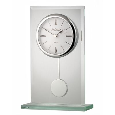 Glass Pendulum Mantle Clock