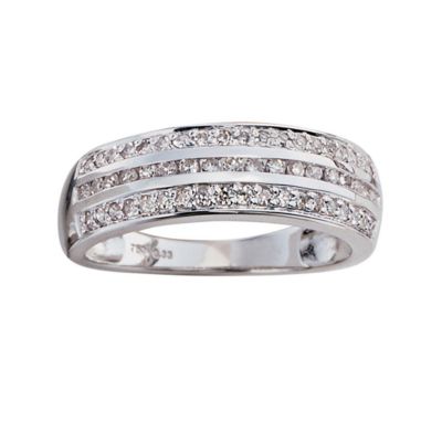 18ct white gold third carat diamond ring - Product number 4553020