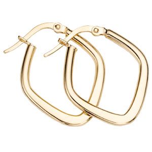 9ct Gold Creole Earrings
