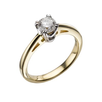 18ct gold two third carat Leo Diamond solitaire ring - Product number 4592468