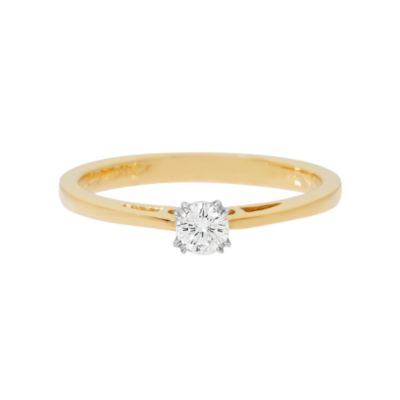 18ct gold 15 point Leo Diamond solitaire ring - Product number 4594150