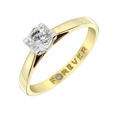 The Forever Diamond - 18ct Gold Half Carat Diamond RingThe Forever Diamond - 18ct Gold Half Carat Di