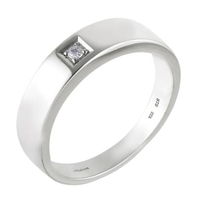 9ct white gold diamond ring - Product number 4606493