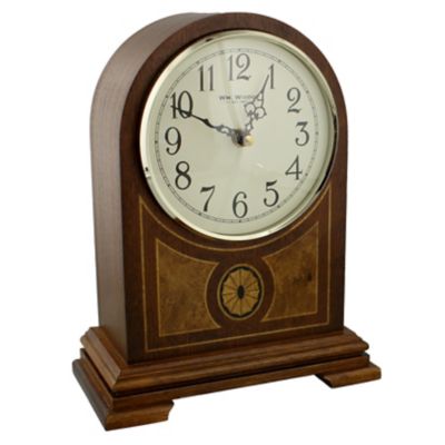 Wooden Arched Top Mantel Clock H.Samuel